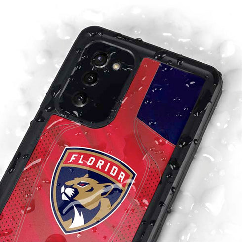 NHL Florida Panthers Jersey Galaxy Note20 5G Waterproof Case