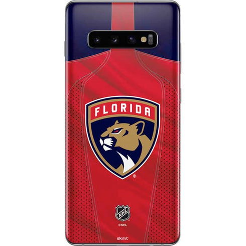 NHL Florida Panthers Jersey Galaxy S10 Plus Skin