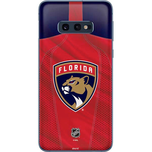NHL Florida Panthers Jersey Galaxy S10e Skin