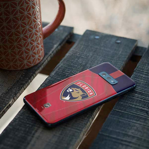 NHL Florida Panthers Jersey Galaxy S10e Skin