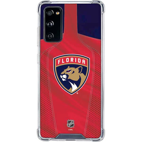 NHL Florida Panthers Jersey Galaxy S20 FE Clear Case