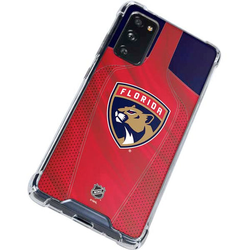 NHL Florida Panthers Jersey Galaxy S20 FE Clear Case
