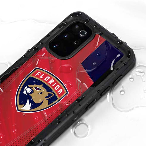 NHL Florida Panthers Jersey Galaxy S20 Plus Waterproof Case