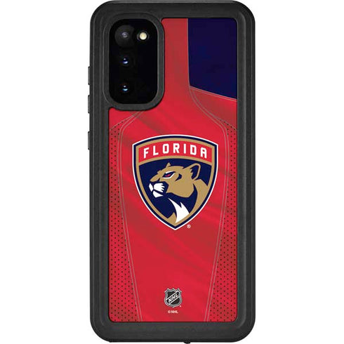 NHL Florida Panthers Jersey Galaxy S20 Waterproof Case