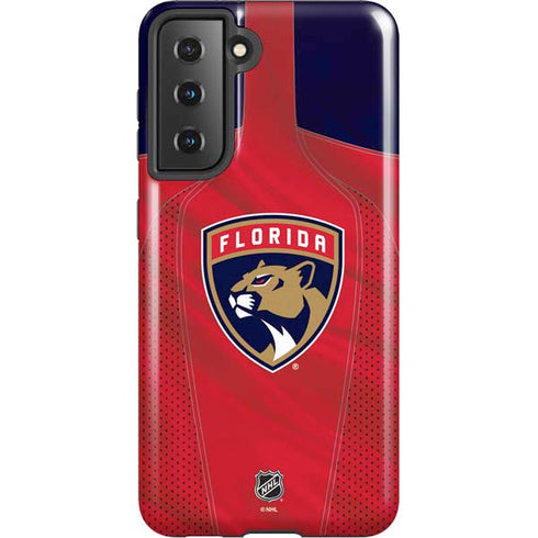 NHL Florida Panthers Jersey Galaxy S21 5G Pro Case