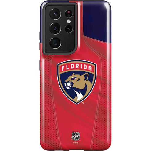 NHL Florida Panthers Jersey Galaxy S21 Ultra 5G Pro Case