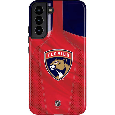 NHL Florida Panthers Jersey Galaxy S22 Plus Pro Case