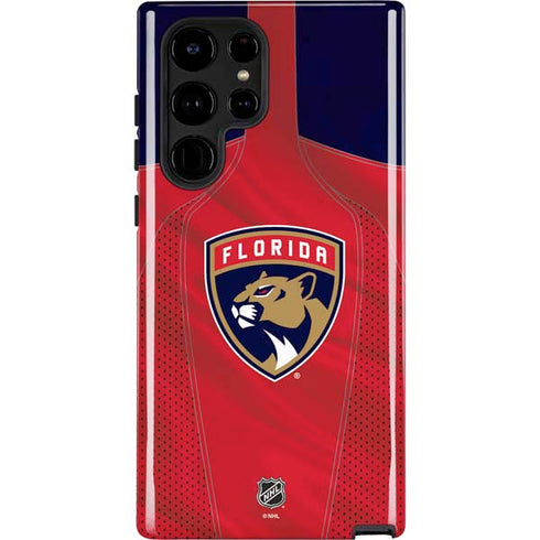 NHL Florida Panthers Jersey Galaxy S22 Ultra Pro Case