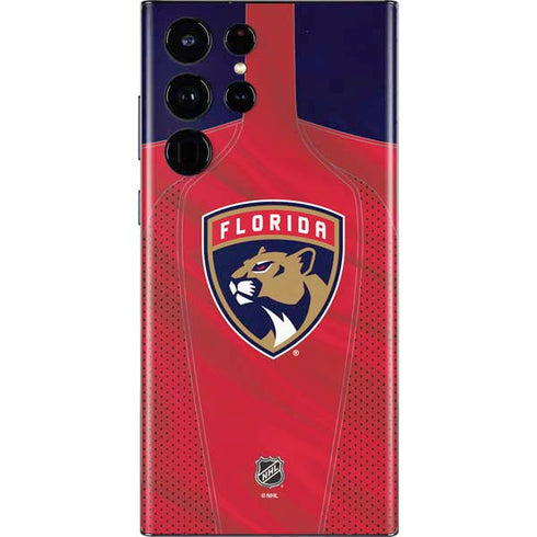 NHL Florida Panthers Jersey Galaxy S22 Ultra Skin