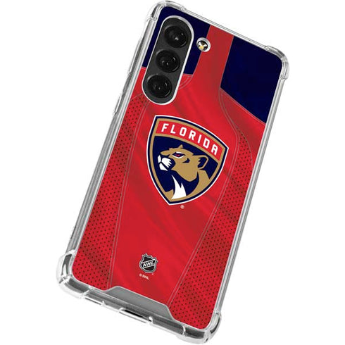 NHL Florida Panthers Jersey Galaxy S23 Clear Case
