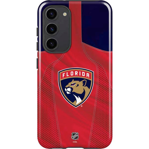 NHL Florida Panthers Jersey Galaxy S23 Plus Pro Case