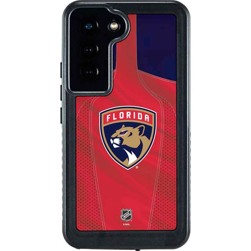NHL Florida Panthers Jersey Galaxy S23 Waterproof Case