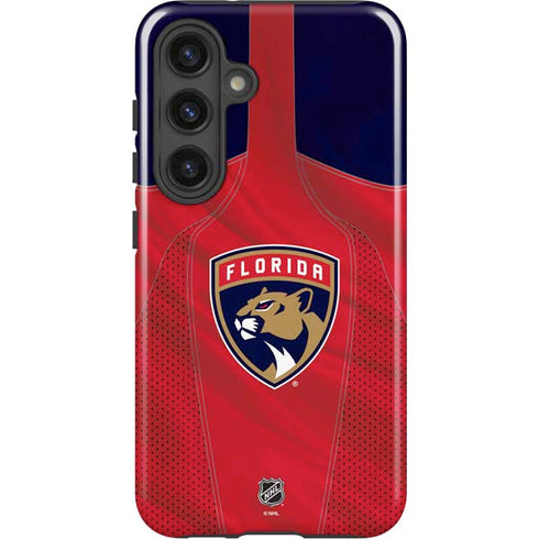 NHL Florida Panthers Jersey Galaxy S24 Plus Impact Case