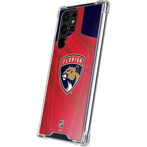 NHL Florida Panthers Jersey Galaxy S24 Ultra Clear Case