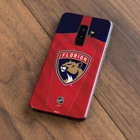 NHL Florida Panthers Jersey Galaxy S9 Plus Skin