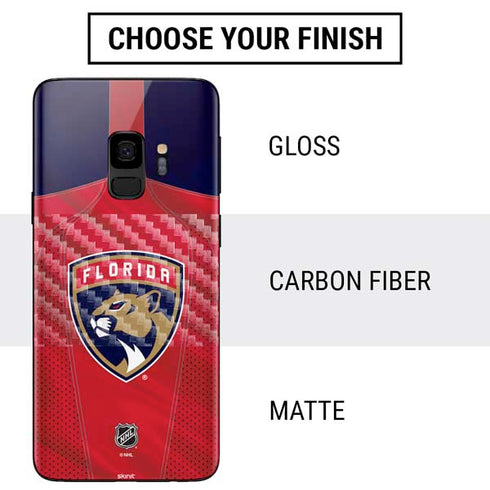 NHL Florida Panthers Jersey Galaxy S9 Skin