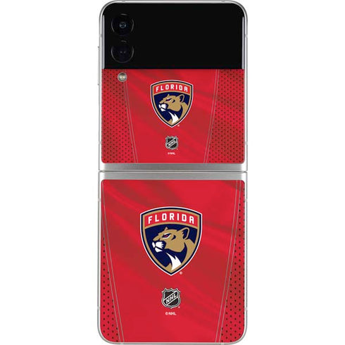 NHL Florida Panthers Jersey Galaxy Z Flip4 5G Skin