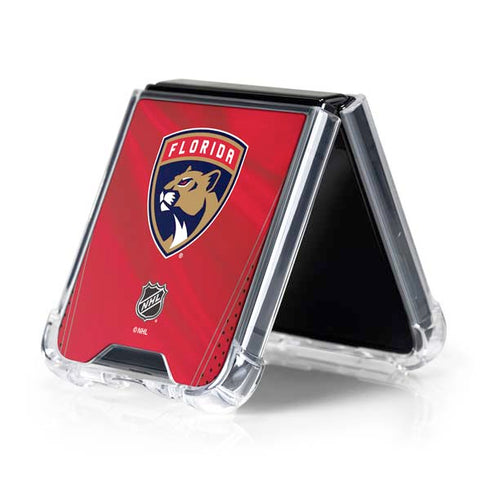 NHL Florida Panthers Jersey Galaxy Z Flip5 5G Clear Case