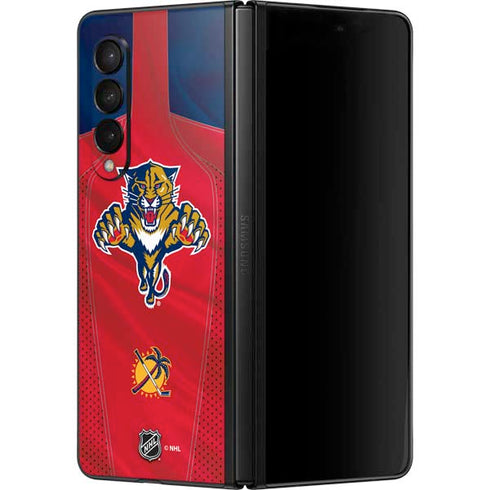 NHL Florida Panthers Jersey Galaxy Z Fold3 5G Skin