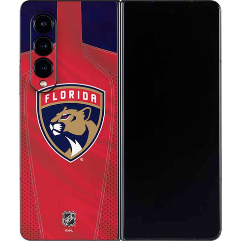 NHL Florida Panthers Jersey Galaxy Z Fold4 5G Skin