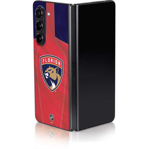NHL Florida Panthers Jersey Galaxy Z Fold5 5G Skin