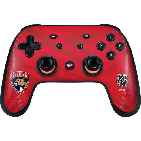 NHL Florida Panthers Jersey Google Stadia Controller Skin