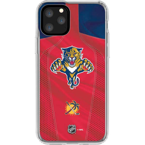NHL Florida Panthers Jersey iPhone 11 Pro Clear Case