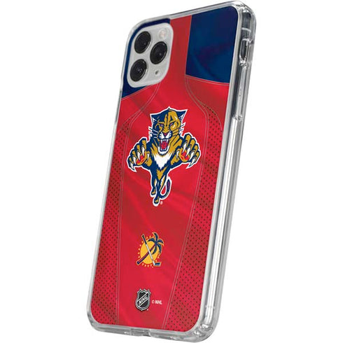 NHL Florida Panthers Jersey iPhone 11 Pro Clear Case