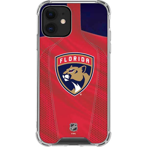 NHL Florida Panthers Jersey iPhone 12 Clear Case