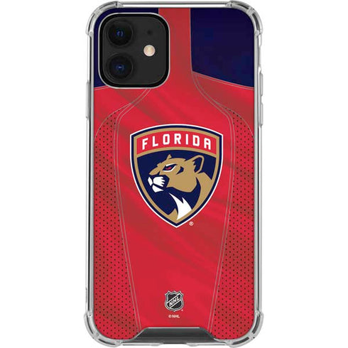 NHL Florida Panthers Jersey iPhone 12 Mini Clear Case