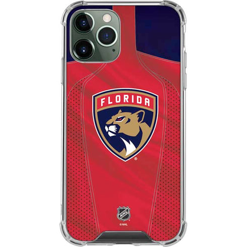 NHL Florida Panthers Jersey iPhone 12 Pro Clear Case