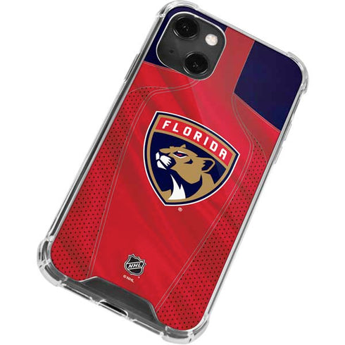 NHL Florida Panthers Jersey iPhone 13 Mini Clear Case