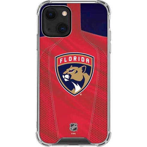 NHL Florida Panthers Jersey iPhone 14 Clear Case