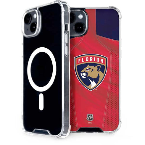 NHL Florida Panthers Jersey iPhone 15 Plus MagSafe Case