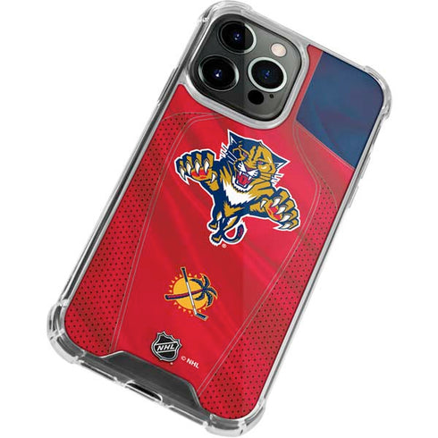 NHL Florida Panthers Jersey iPhone 15 Pro Max Clear Case