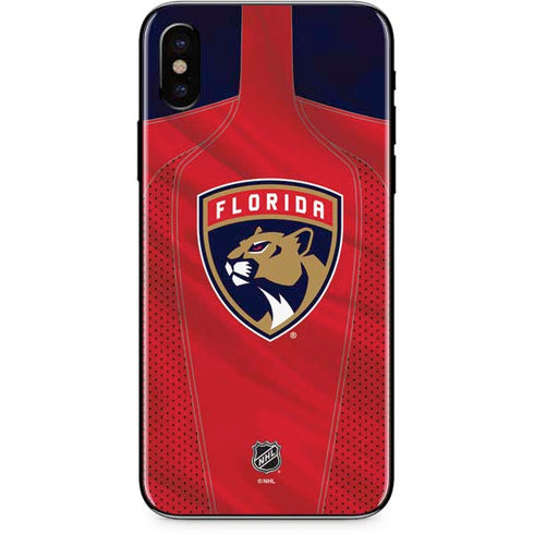 NHL Florida Panthers Jersey iPhone X Skin