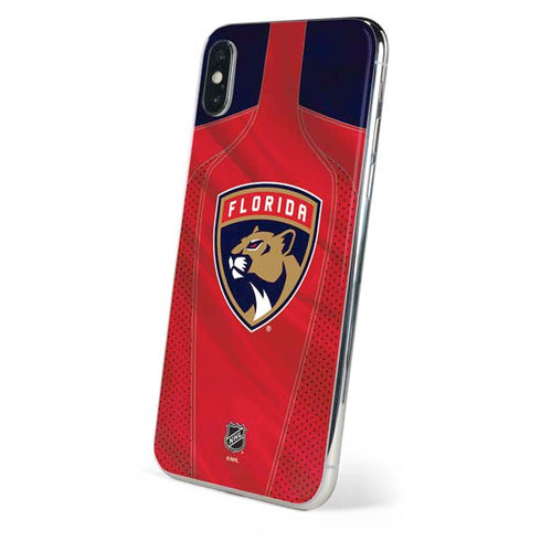 NHL Florida Panthers Jersey iPhone X Skin