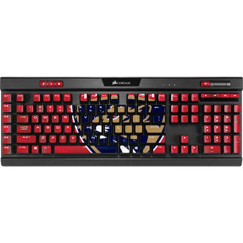 NHL Florida Panthers Jersey K95 RGB PLATINUM Mechanical Gaming Keyboard Skin