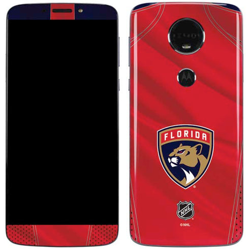 NHL Florida Panthers Jersey Moto E5 Plus Skin