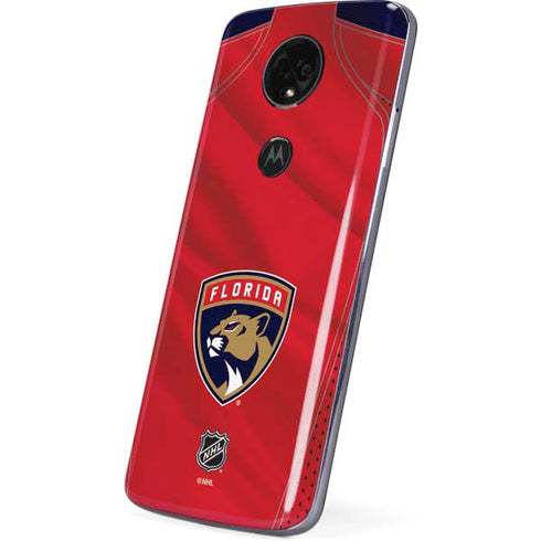 NHL Florida Panthers Jersey Moto E5 Plus Skin