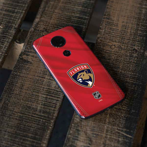 NHL Florida Panthers Jersey Moto E5 Plus Skin