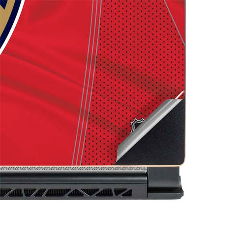 NHL Florida Panthers Jersey MSI GS65 Stealth Laptop Skin