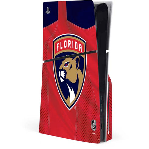 NHL Florida Panthers Jersey PS5 Slim Disk Console Skin