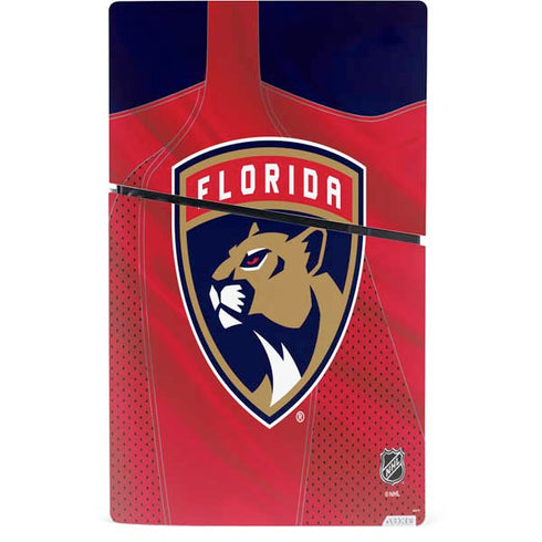 NHL Florida Panthers Jersey PS5 Slim Digital Edition Console Skin