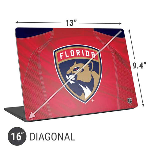 NHL Florida Panthers Jersey Universal Laptop 16in (13 x 9.4in) Skin