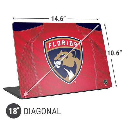 NHL Florida Panthers Jersey Universal Laptop 18in (14.6 x 10.6in) Skin