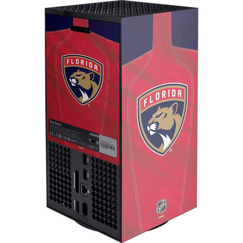 NHL Florida Panthers Jersey Xbox Series X Console Skin