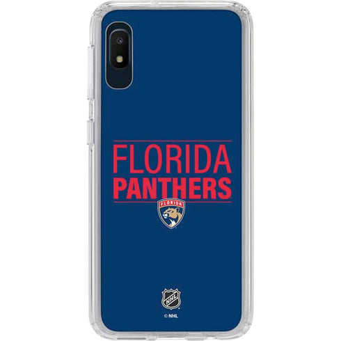 NHL Florida Panthers Lineup Galaxy A10e Clear Case
