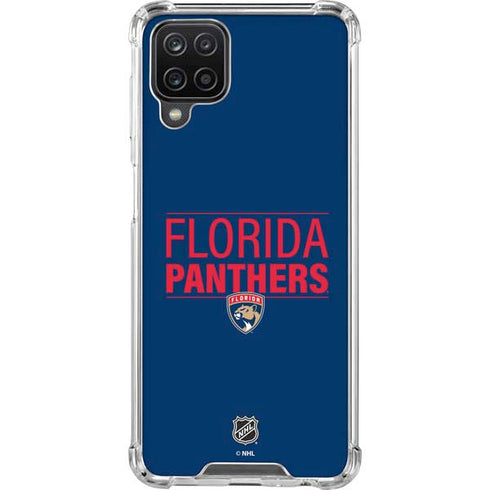 NHL Florida Panthers Lineup Galaxy A12 Clear Case