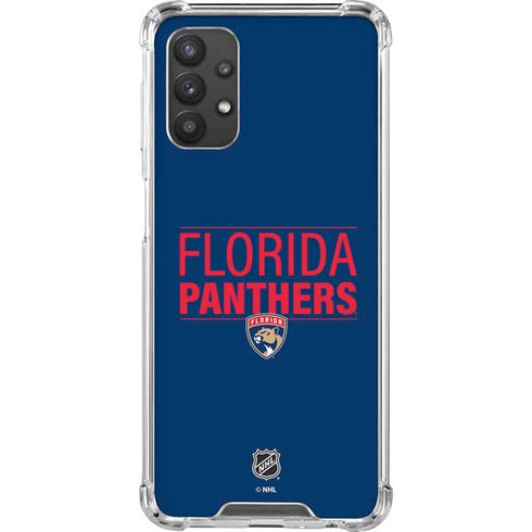 NHL Florida Panthers Lineup Galaxy A32 5G Clear Case